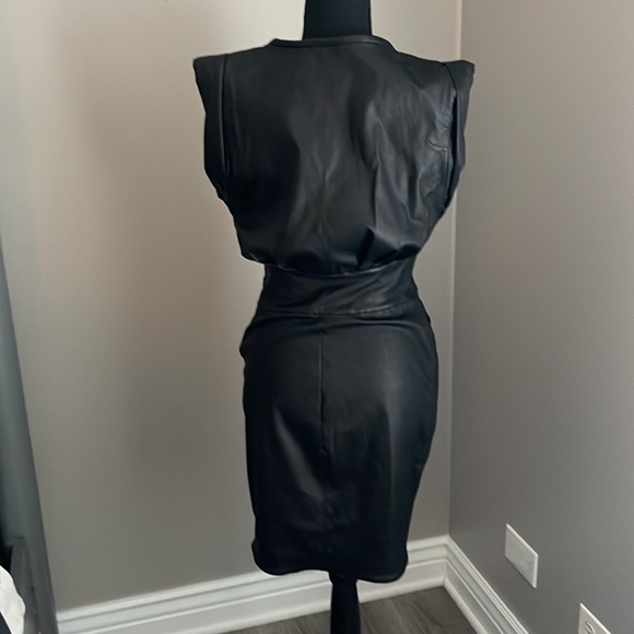 Gorgeous IRO 38 Lambskin Leather Dress. - Picture 2 of 2